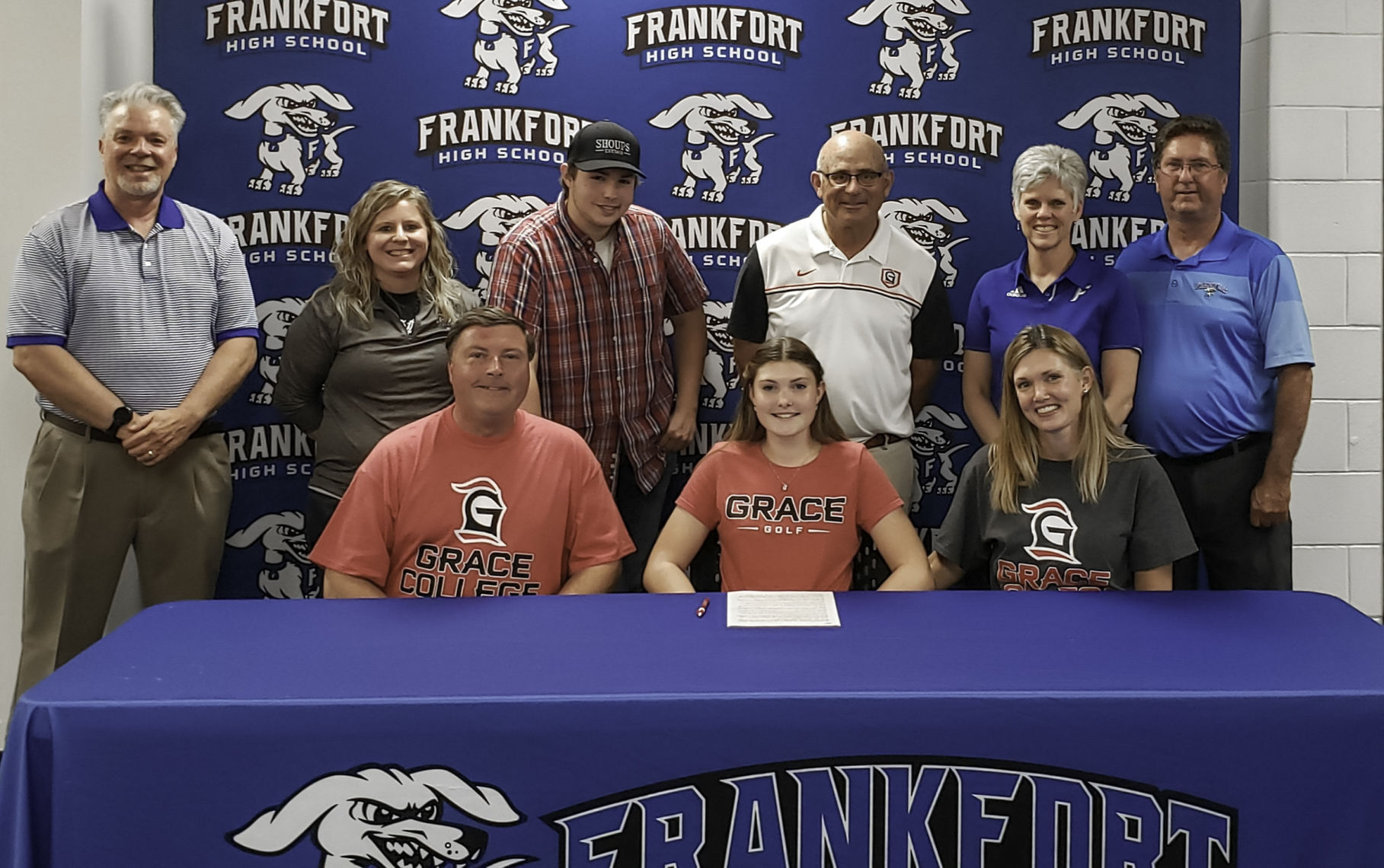 Cesare signs to play golf at Grace College